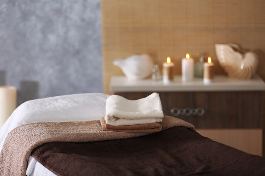 Place for relaxation in modern wellness center