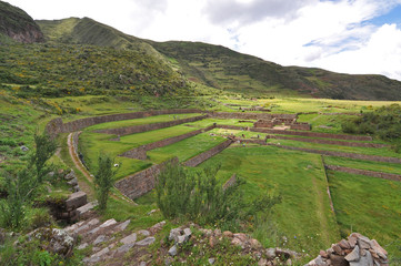 Tipon, Inca ruins at Cuzco Peru 