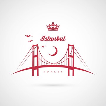 Istanbul bridge symbol
