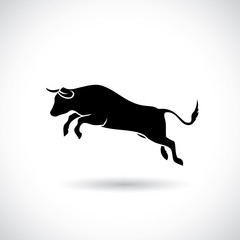 Jumping bull 
