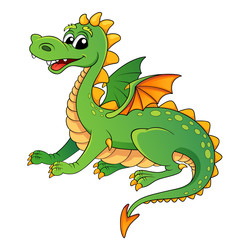 Cute cartoon dragon