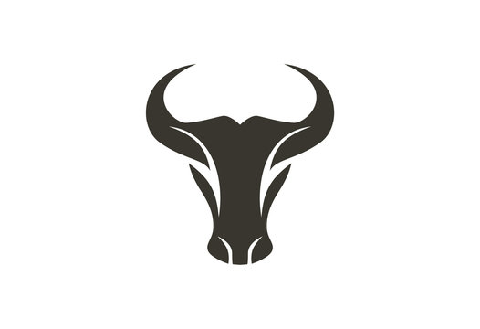 Bull Head Logo Vector