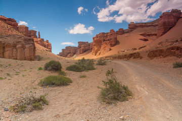 Fototapeta na wymiar Charyn Canyon - Kasachstan