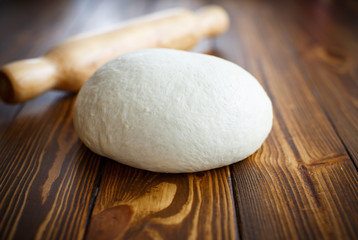 Fototapeta na wymiar raw yeast dough 