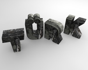 Türk, 3D Tipografi Çalışması