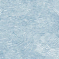 Deurstickers Zee Vector naadloos abstract patroon, golven