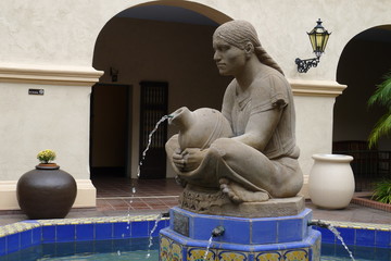Woman of Tehuantepec Fountain in San Diego Balboa Park