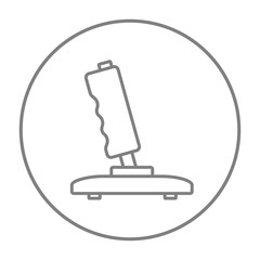 Joystick line icon.