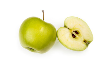 зеленое яблоко