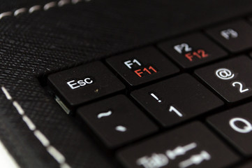 Obraz premium black keyboard