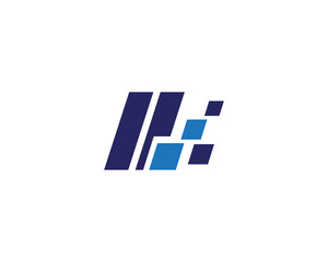 II digital letter logo