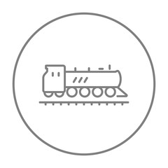 Train line icon.