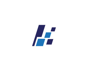 I digital letter logo