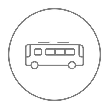 Bus line icon.