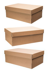 cardboard box with different sides