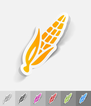 realistic design element. corn