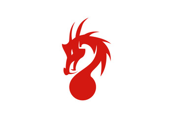 Dragon logo Vector Illustration