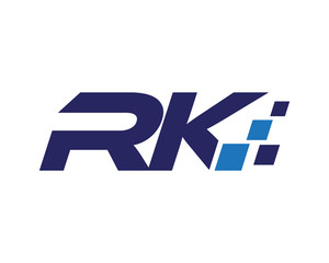 RK digital letter logo