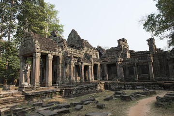 Ruinas y templos de Angkor Wat, el templo de Bayon, Banteay Kdei, Templo Ta Prohm, Preah Khan. Camboya. 
