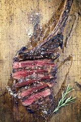 Dry Aged Barbecue Tomahawk Steak