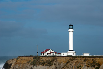 Fototapeta na wymiar Pt. Arena Lighthouse in Mendocino County , California