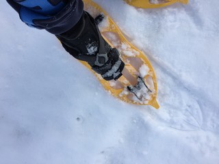 racchette da neve ciaspole camminare sulla neve escursione inverno