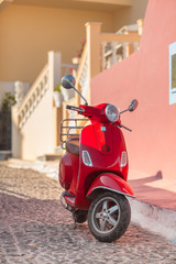 Fototapeta premium Red scooter