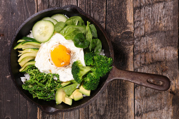 green bibimbap