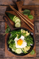 green bibimbap