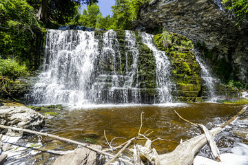 Scenic Jones Waterfalls of owen Sound Ontario