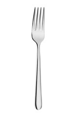 Modern fork isolated on white