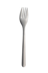 Modern fork isolated on white