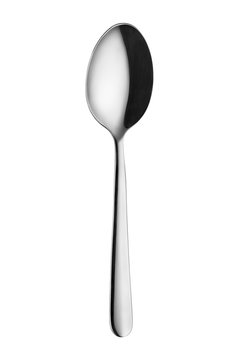Modern spoon isolated on white