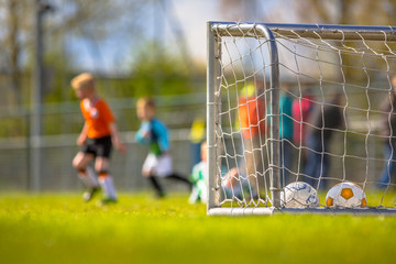 Obraz premium Youth soccer training