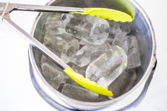 closeup of Ice cube