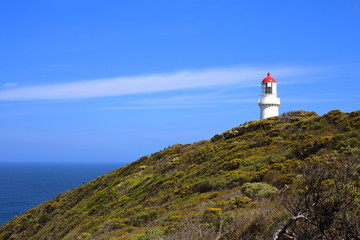 Cape Schanck lighthouse in Victoria, Australia