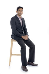 indian business male sitting