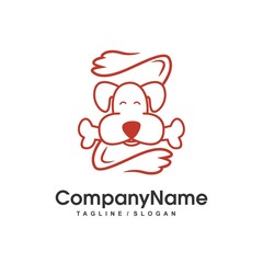 pet shop logo icon Vector