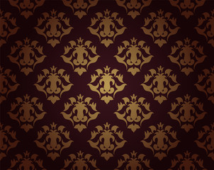 Vintage floral background pattern.