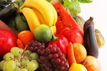 新鮮な野菜と果物