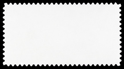 Blank Postage Stamp - obrazy, fototapety, plakaty