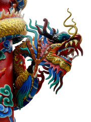 Chinese style dragon statue.