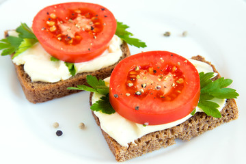 Vegetarian sandwiches