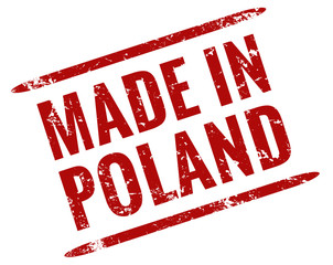 Fototapeta Made in Poland Stempel rot obraz