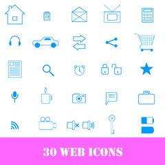 30 quality icons for web.