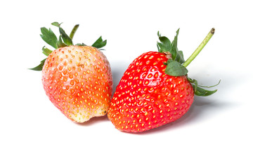 Fresh Strawberry on white background