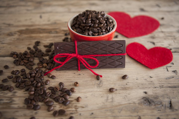 Saint Valentine chocolate