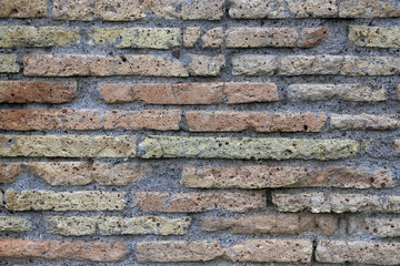 ancient Roman brick wall