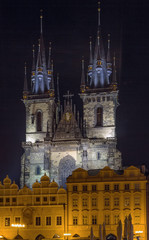 Fototapeta na wymiar Church of Our Lady before Tyn, Prague