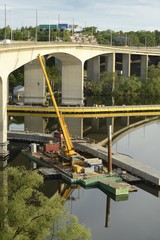 Bridge under reconstruction.